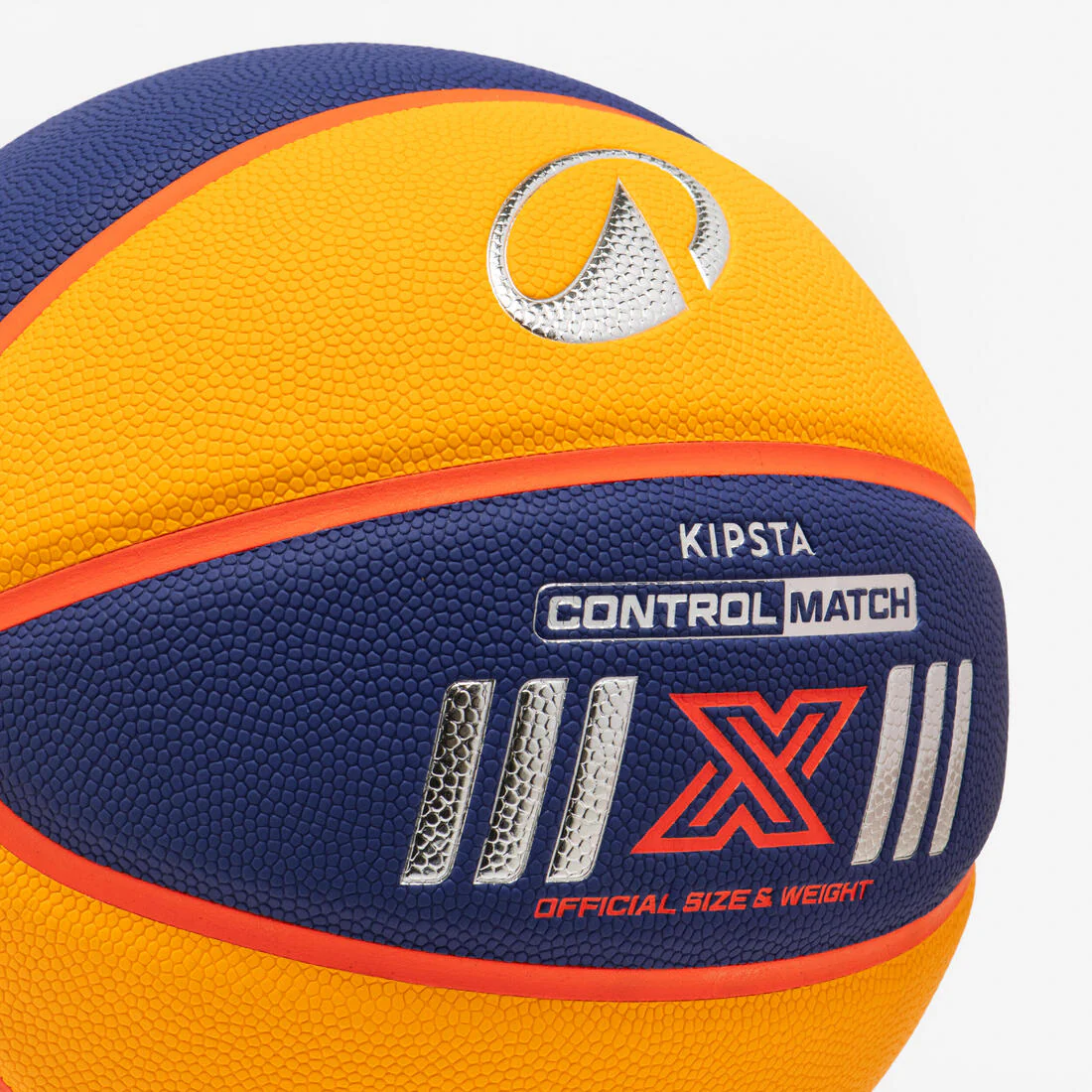 PELOTA DE BASQUETBOL BT500 NARANJO AZUL - Image 3
