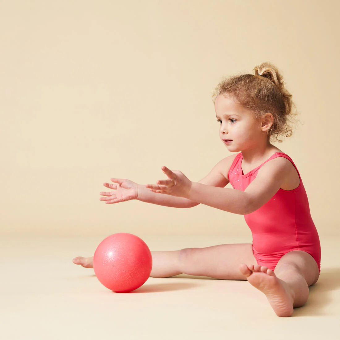 Pelota de gimnasia rítmica de 165 mm rosa neón - Image 8