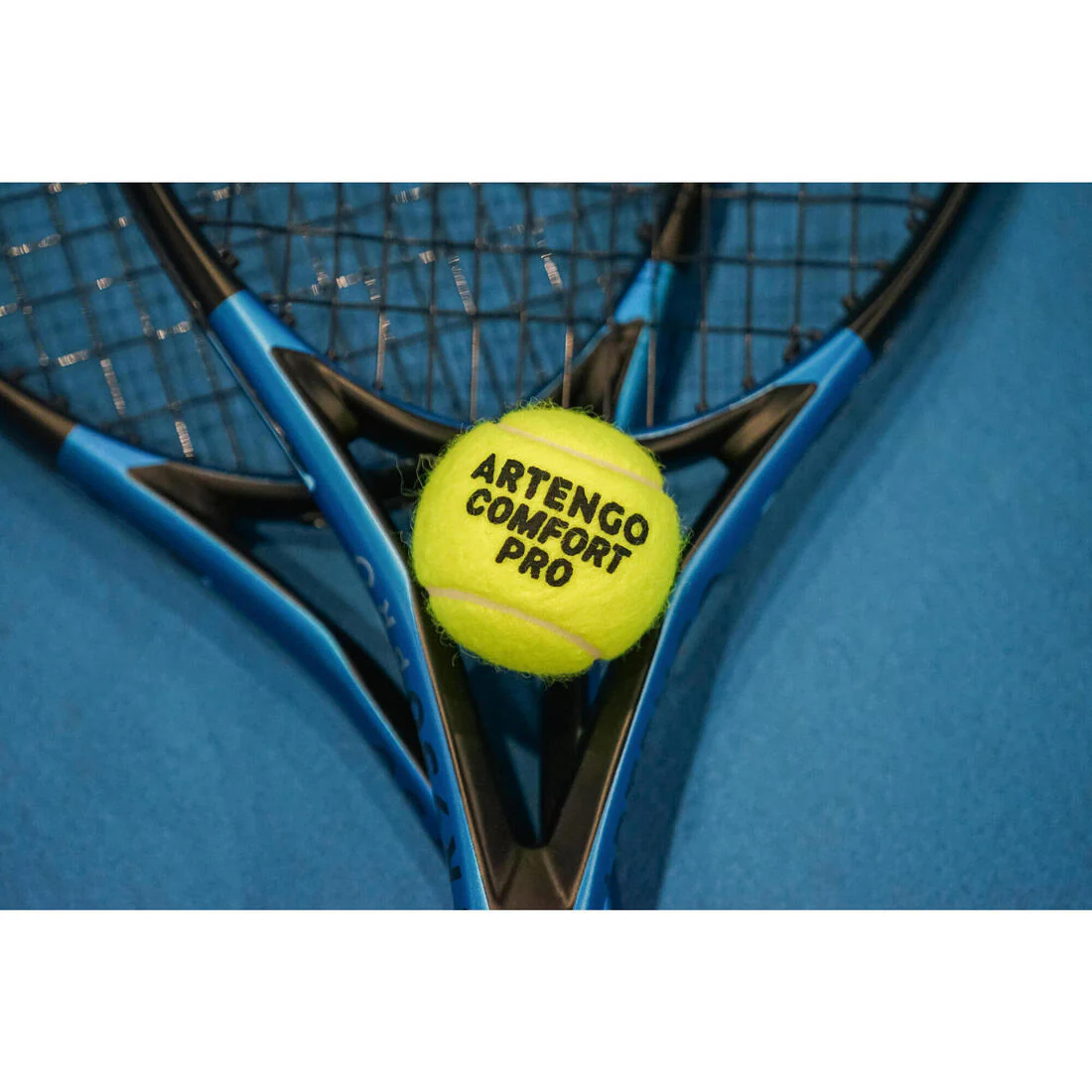 Pelota de tenis polivalente - ARTENGO Comfort Pro * 4 AMARILLO 2 Tubos - Image 5