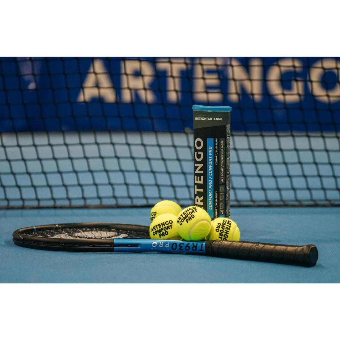 Pelota de tenis polivalente - ARTENGO Comfort Pro * 4 AMARILLO 2 Tubos - Image 7