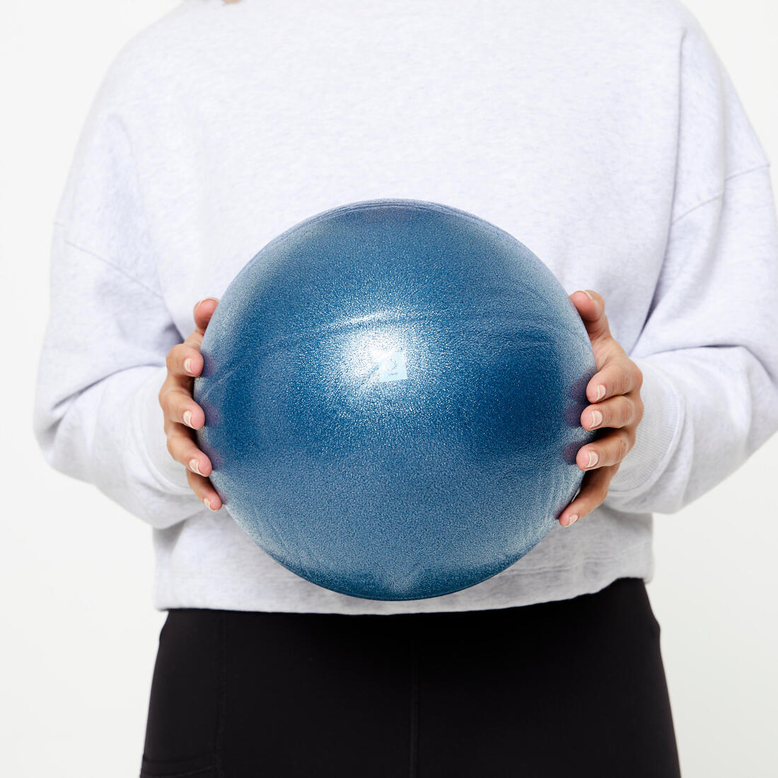 Pelota suave de pilates con diámetro de 240 mm azul - Image 7