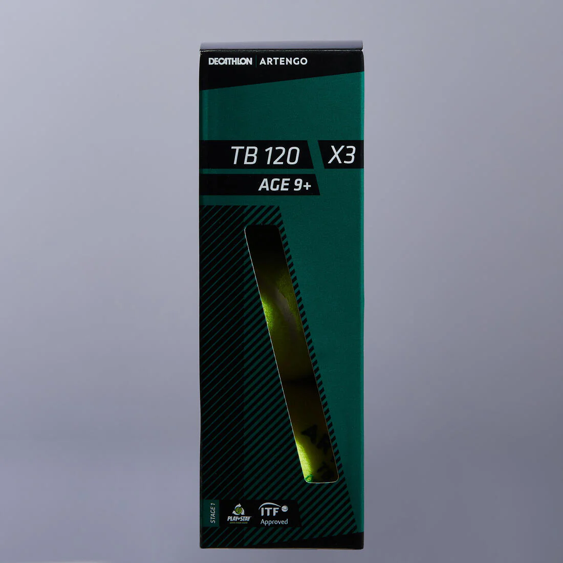 PELOTA TENIS TB120*3 VERDE - Image 3