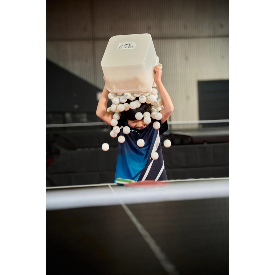 Pelotas de ping pong 40+ X72 blancas TTB 100 1* - Image 6