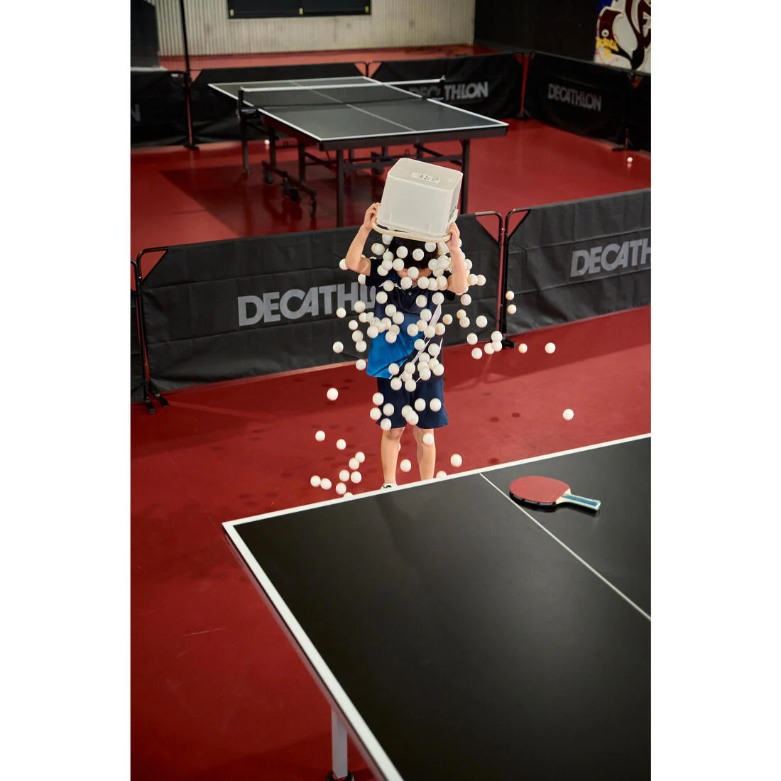 Pelotas de ping pong 40+ X72 blancas TTB 100 1* - Image 7
