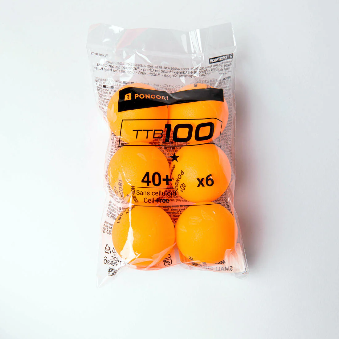 Pelotas de ping pong TTB 100 1* 40+ X6 - Image 4