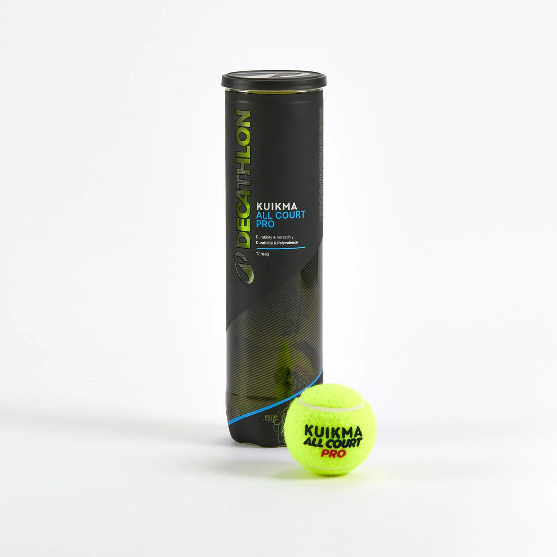 Pelotas de tenis versátiles amarillas Artengo Comfort Pro *4 - Image 3