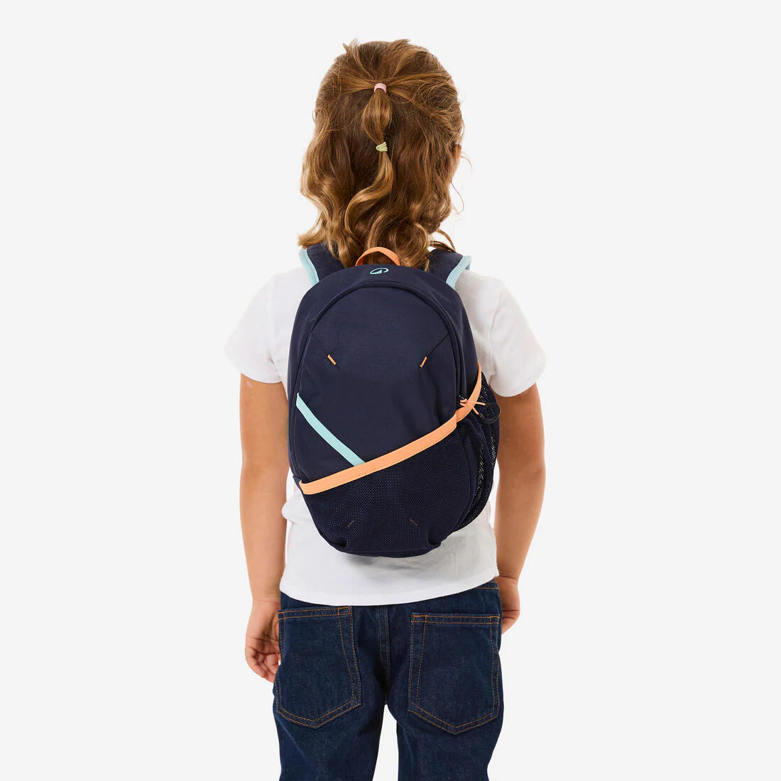 Pequeña mochila de senderismo de 5 L azul para niños MH100 - Image 2