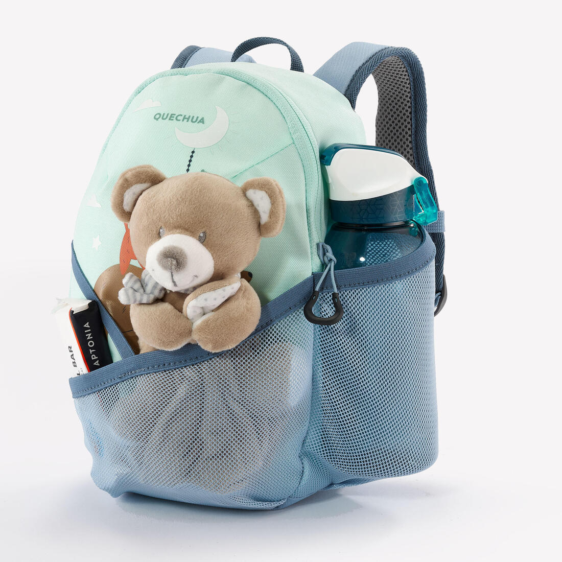 Pequeña mochila de senderismo de 5 L azul para niños MH100 - Image 25