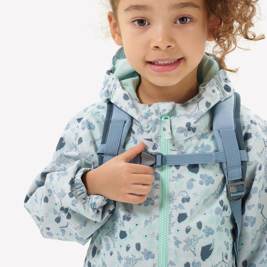 Pequeña mochila de senderismo de 5 L azul para niños MH100 - Image 31