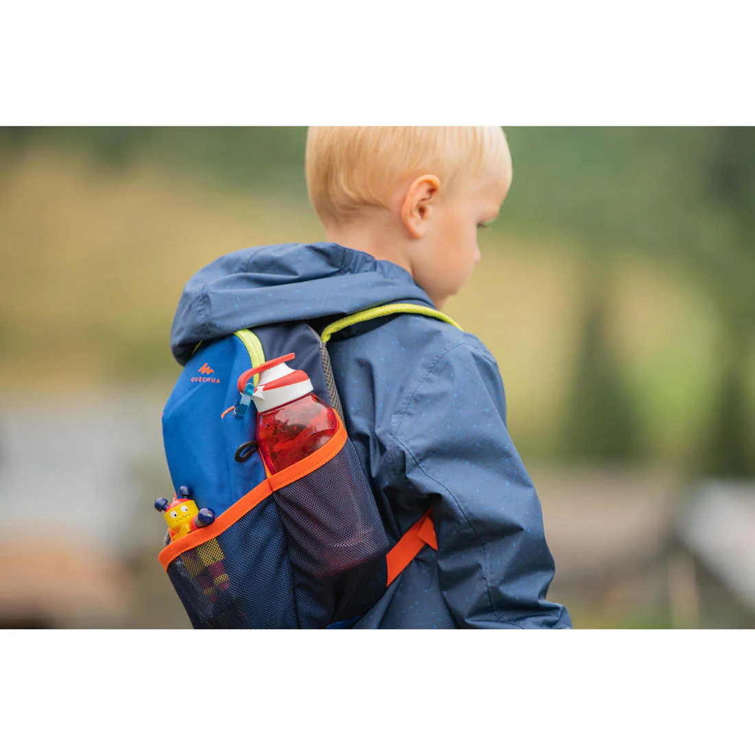 Pequeña mochila de senderismo de 5 L azul para niños MH100 - Image 43