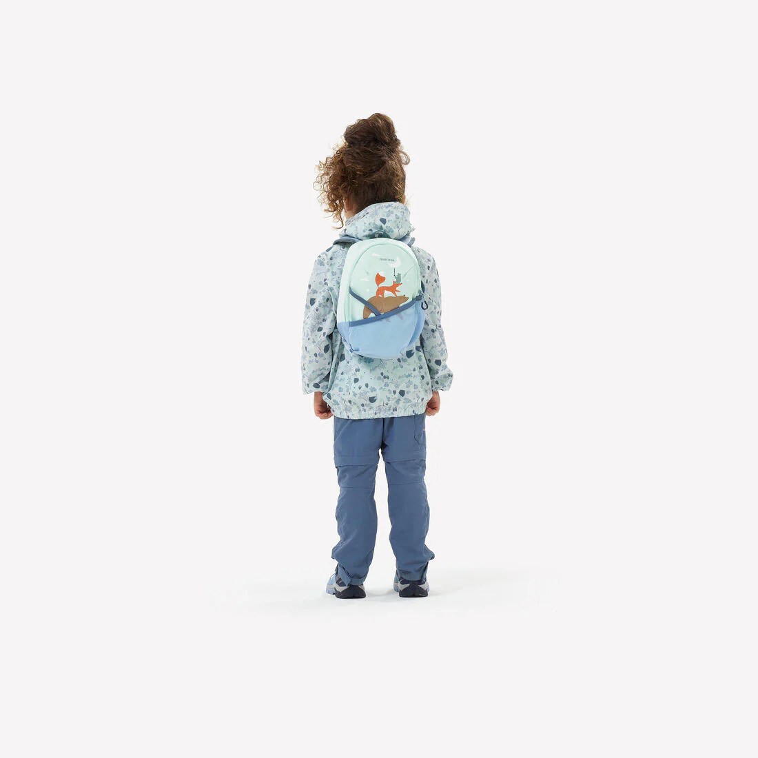 Pequeña mochila de senderismo de 5 L azul para niños MH100 - Image 5