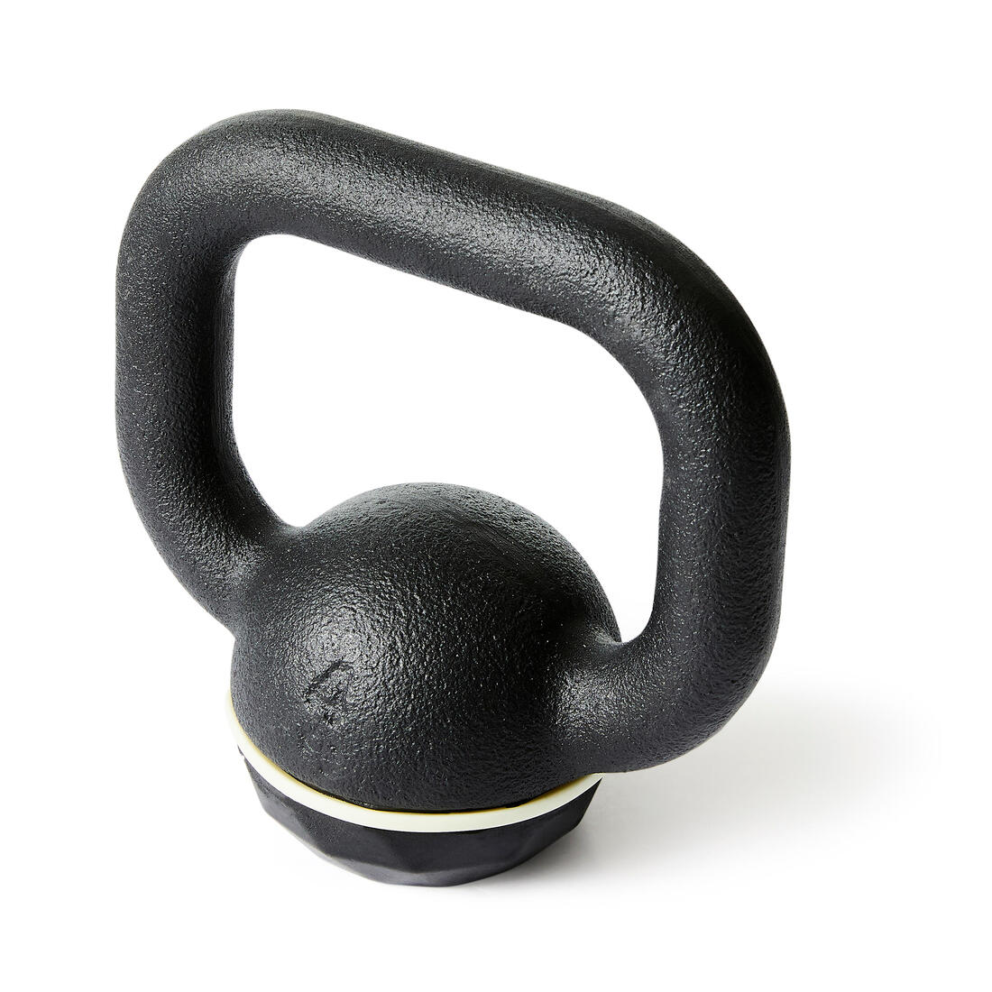 Pesa de hierro fundido con base de goma de 4 kg Kettlebell - Image 8