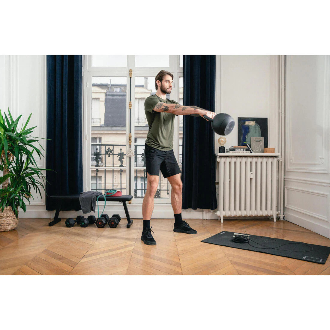 Pesa rusa de musculación y cross training ajustable de 12 a 24 kg - Image 12