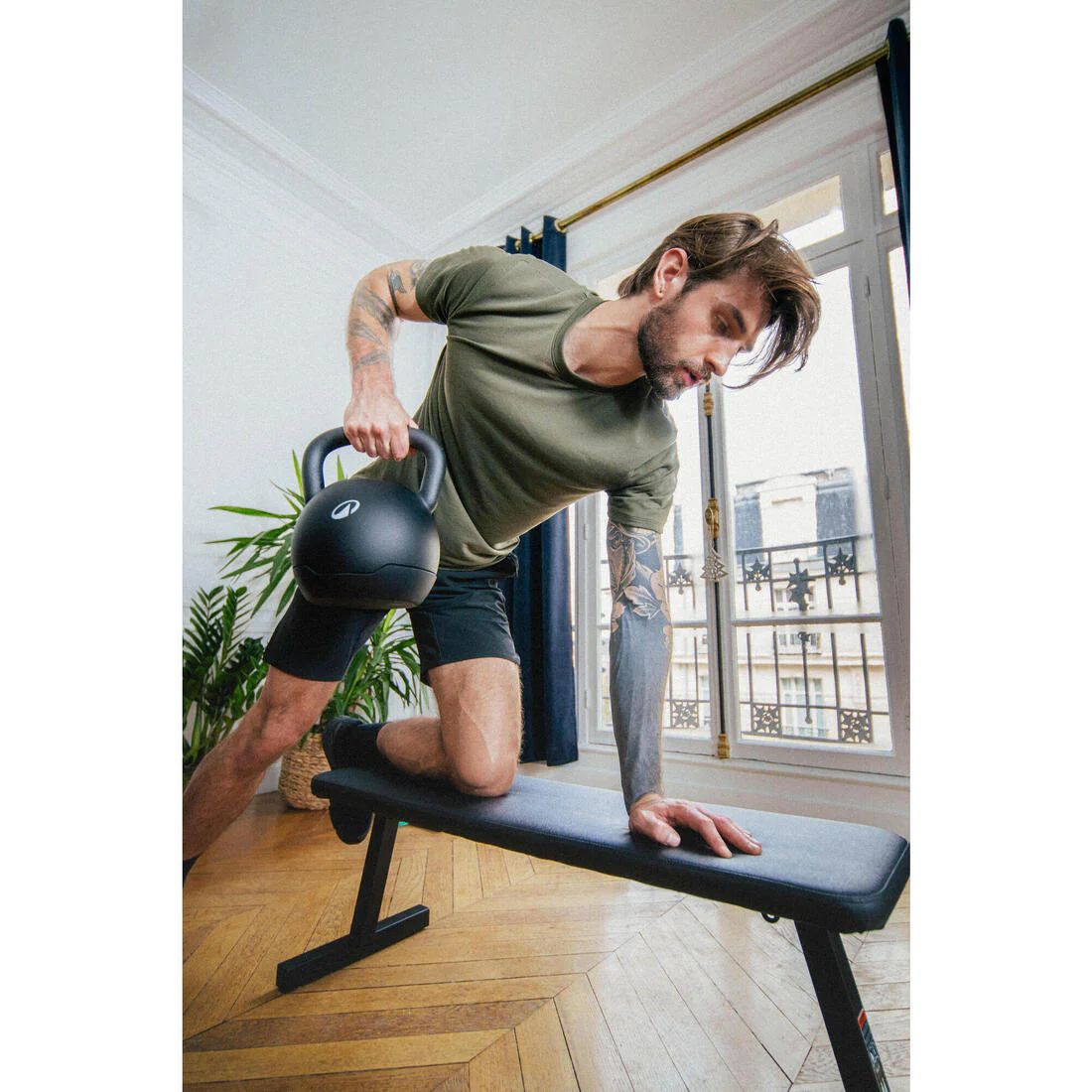 Pesa rusa de musculación y cross training ajustable de 12 a 24 kg - Image 14