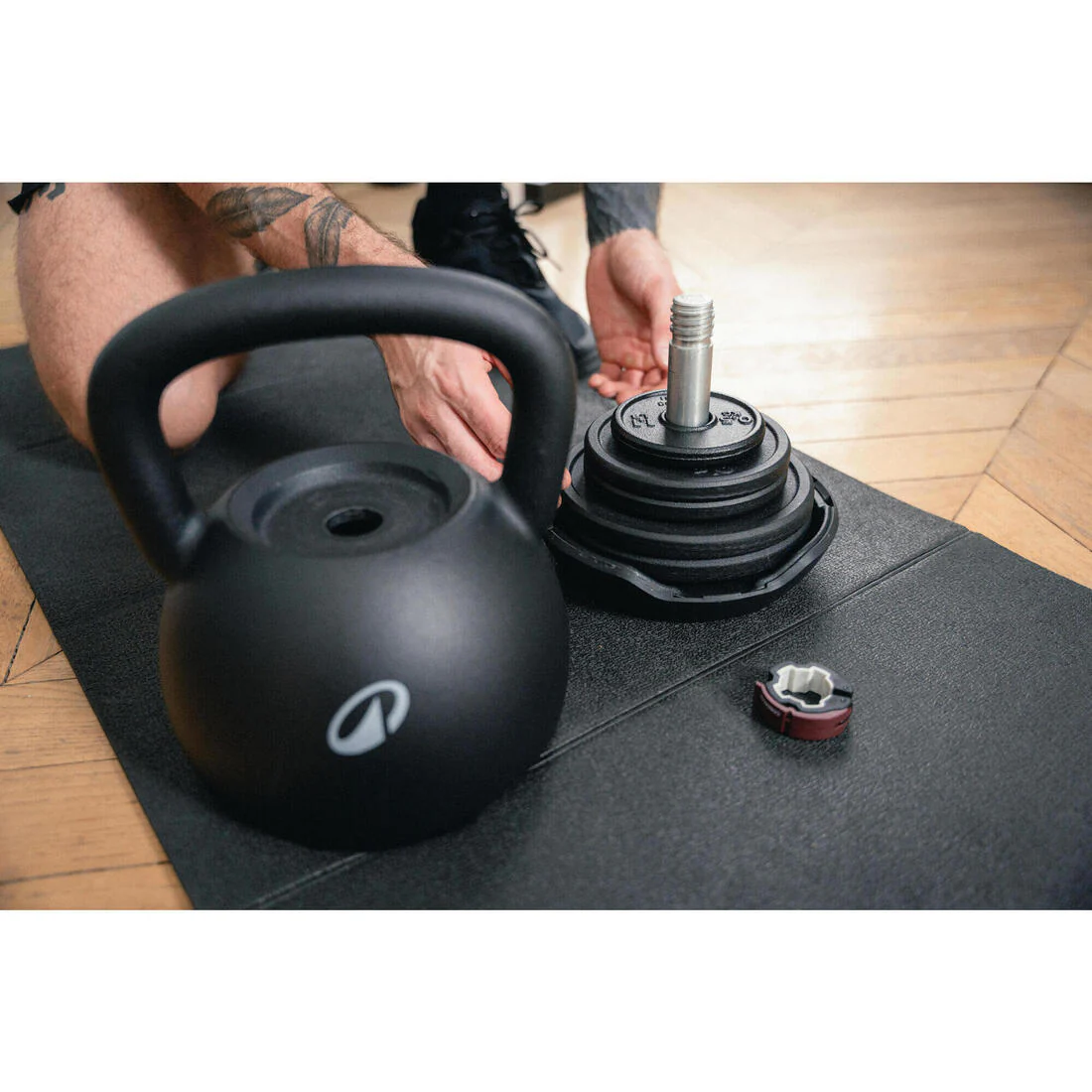 Pesa rusa de musculación y cross training ajustable de 12 a 24 kg - Image 8