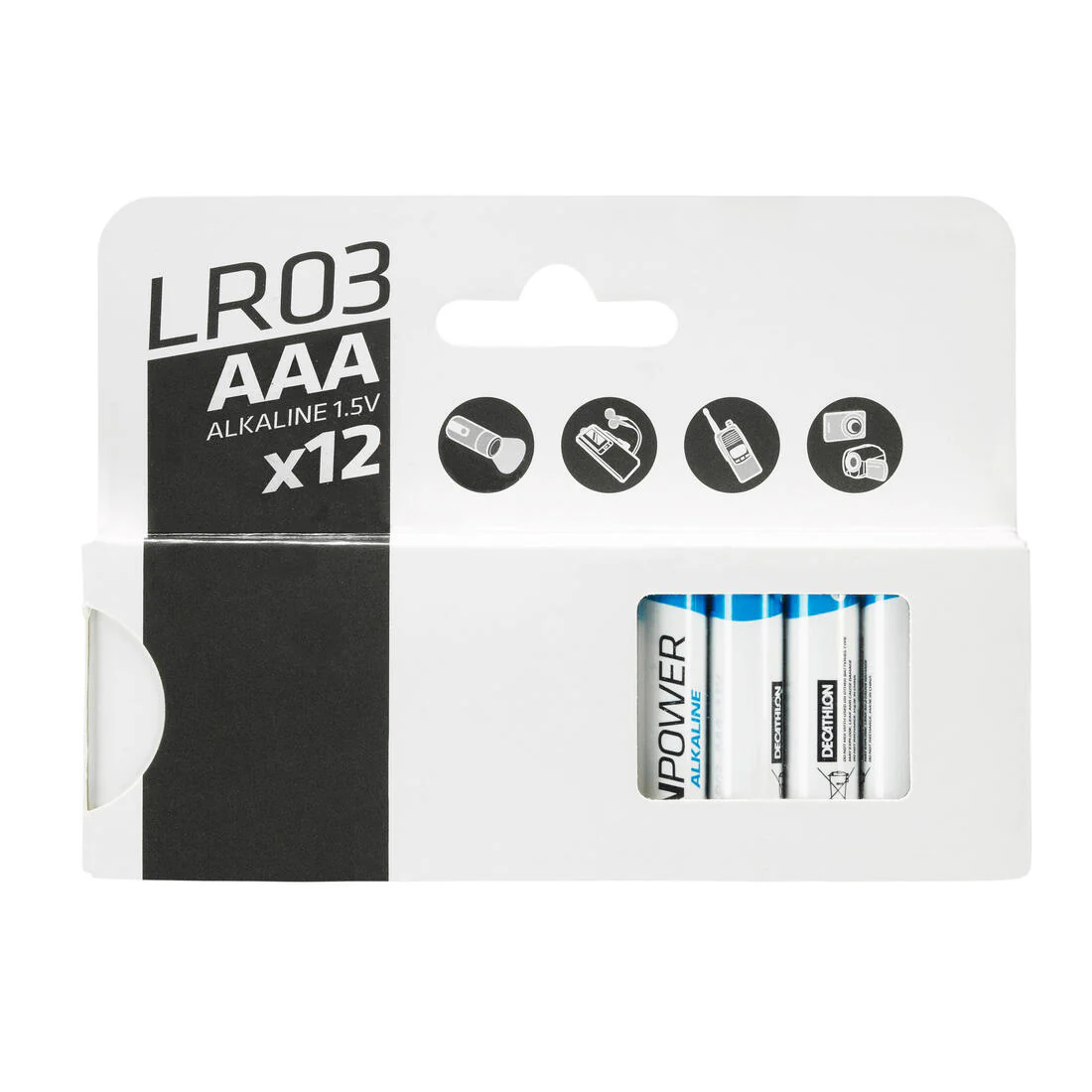 Pilas Alcalinas Camping Forclaz AA LR03 Lote x12 Unidades - Image 3