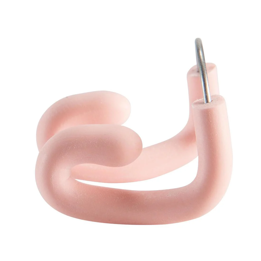 Pinza para nariz para natación látex ajustable de acero inoxidable rosa pastel - Image 4