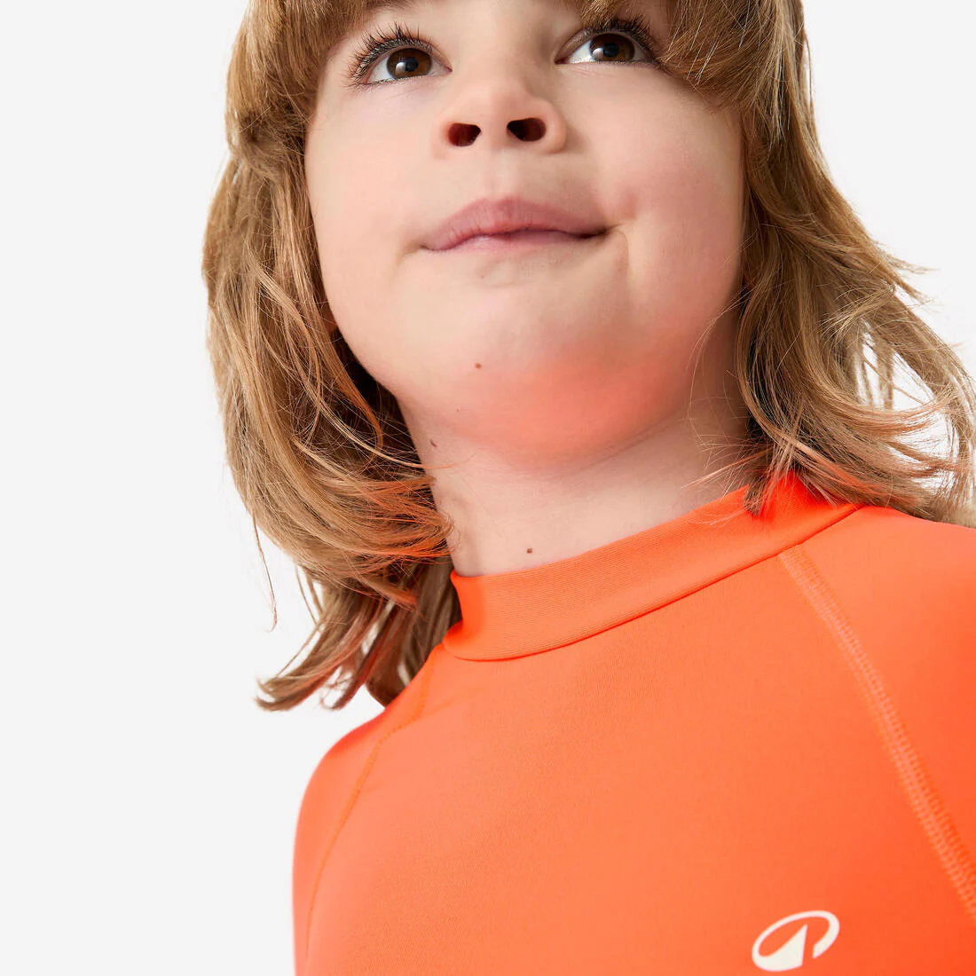 Playera anti-UV coral para niños - Image 7