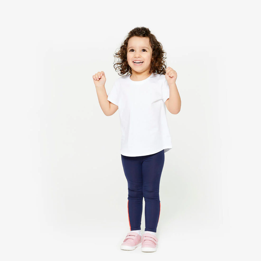 Playera básica de algodón blanca para bebé - Image 5