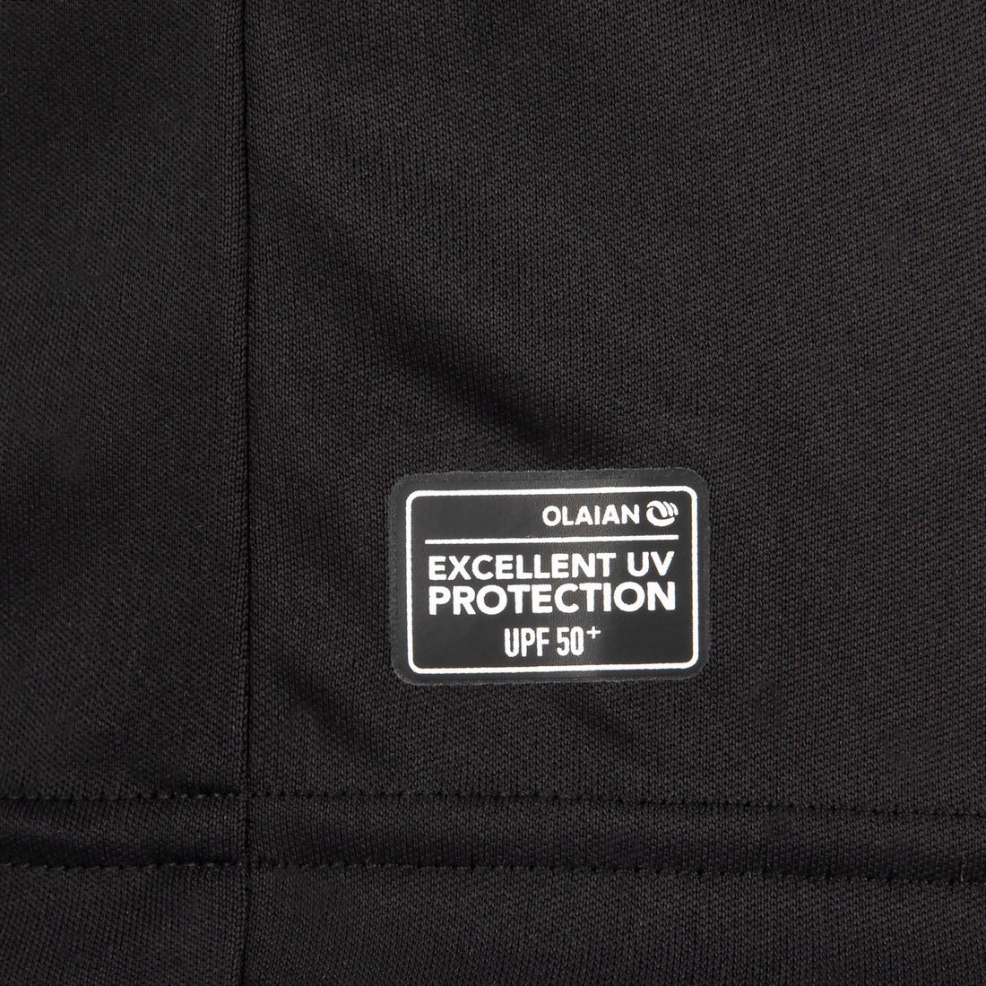 Playera con protección solar/Top de surf para pombre - Anti-UV - Manga Corta - Negro - Image 4