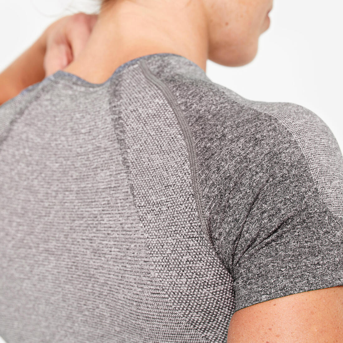 Playera Crop-Top Fitness Sin Costuras Manga Corta - Image 12