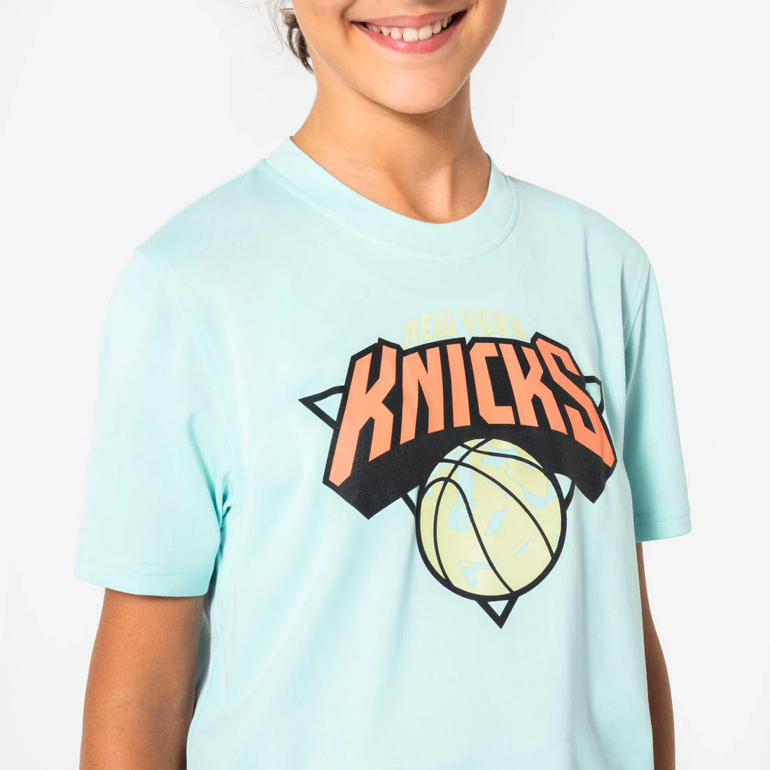 Playera de básquetbol negra para niños NBA Lakers TS 900 JR - Image 12
