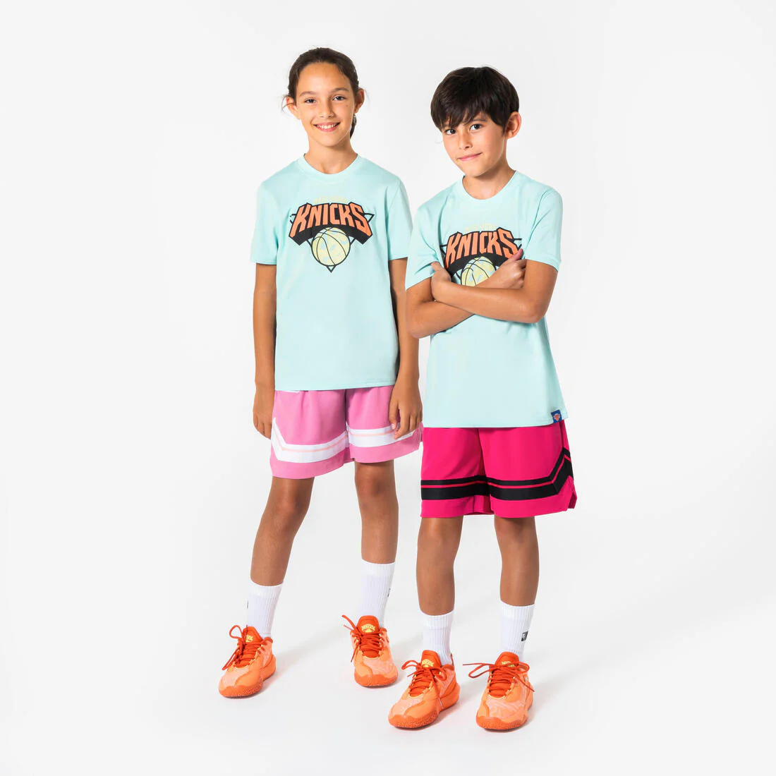 Playera de básquetbol negra para niños NBA Lakers TS 900 JR - Image 6
