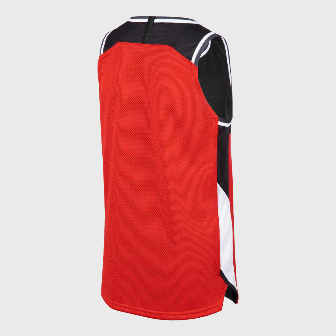 PLAYERA DE BÁSQUETBOL REVERSIBLE NIÑO - T500R ROJO NEGRO - Image 9