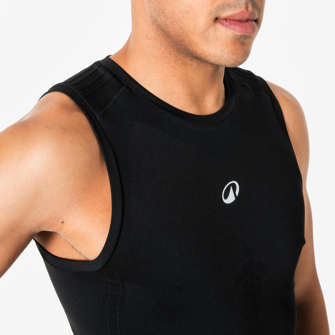 Playera de básquetbol sin mangas negra Tank 500 NBA - Image 3