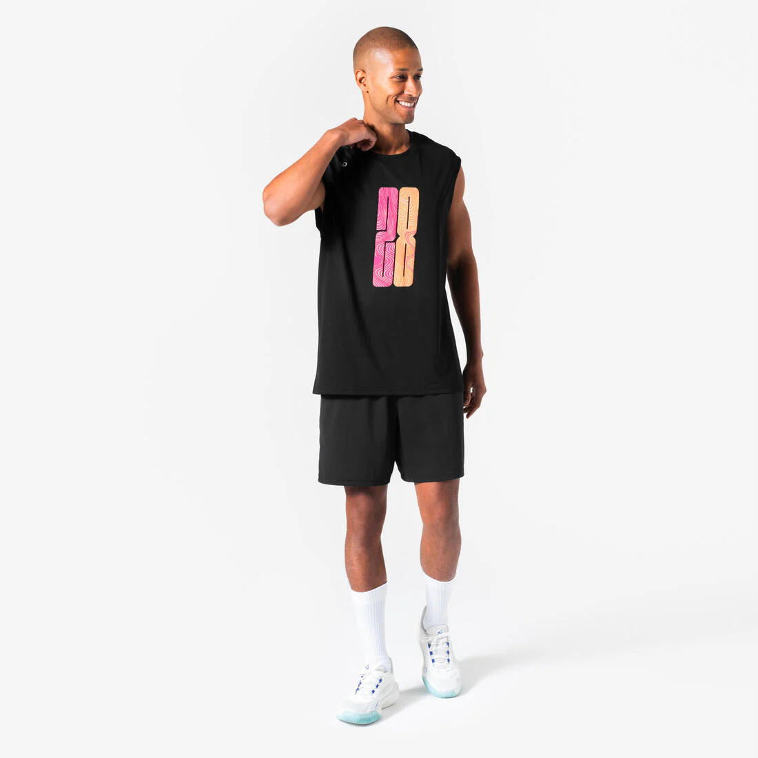 Playera de básquetbol sin mangas unisex Fast 500 - Image 12