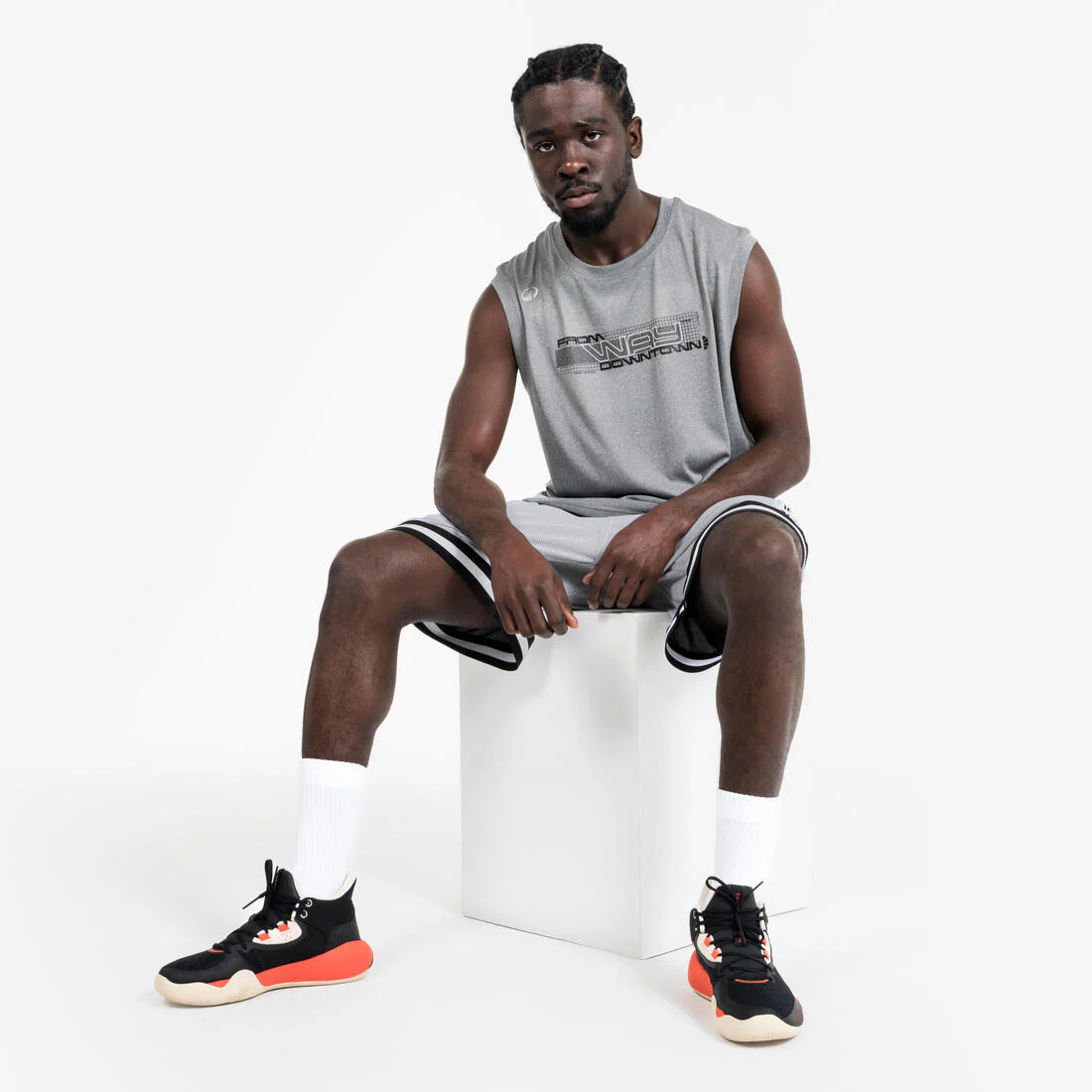 Playera de básquetbol sin mangas unisex Fast 500 - Image 14