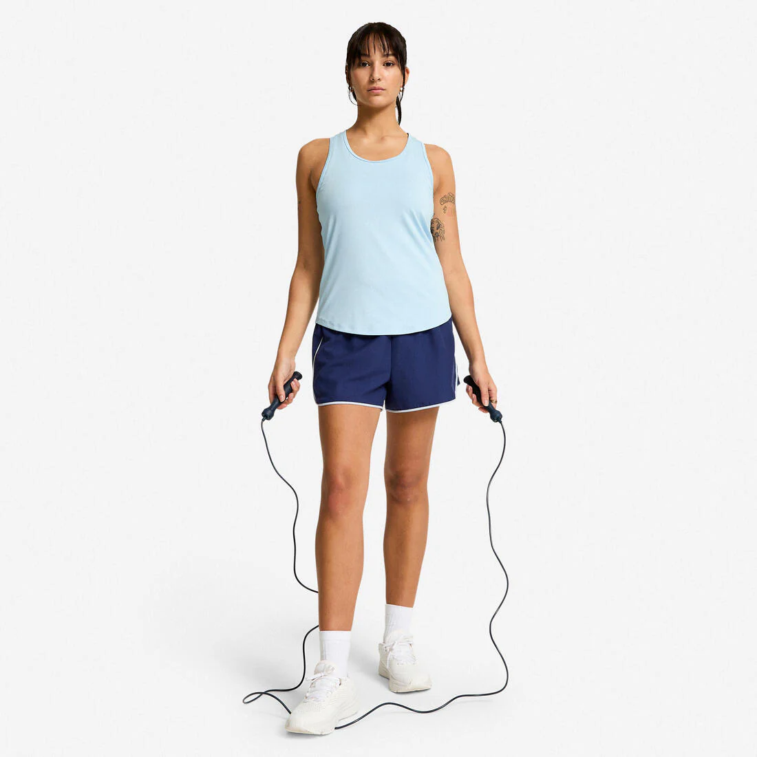 Playera de fitness/cardio blanca para mujer My Top - Image 10