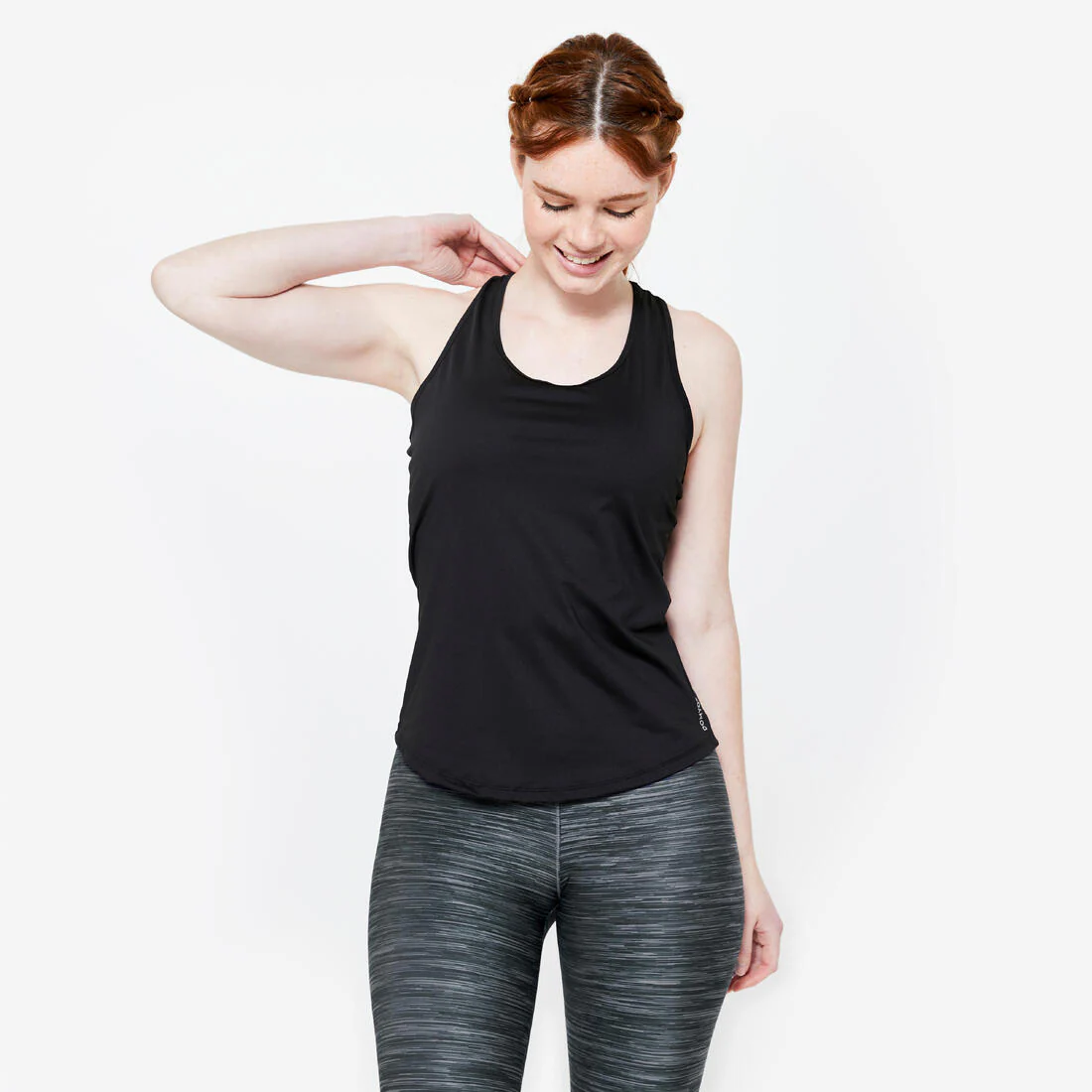 Playera de fitness/cardio blanca para mujer My Top - Image 4