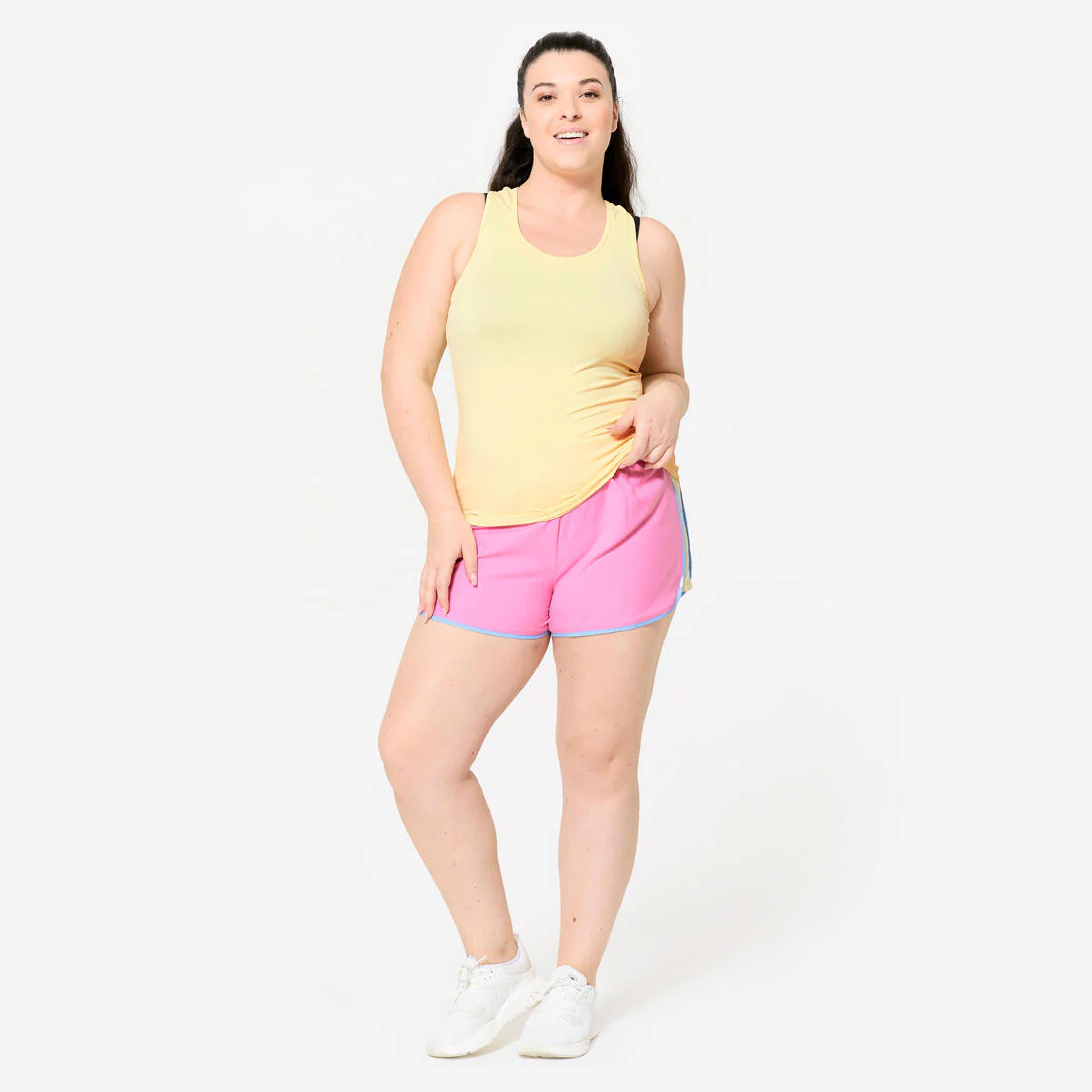 Playera de fitness/cardio blanca para mujer My Top - Image 8