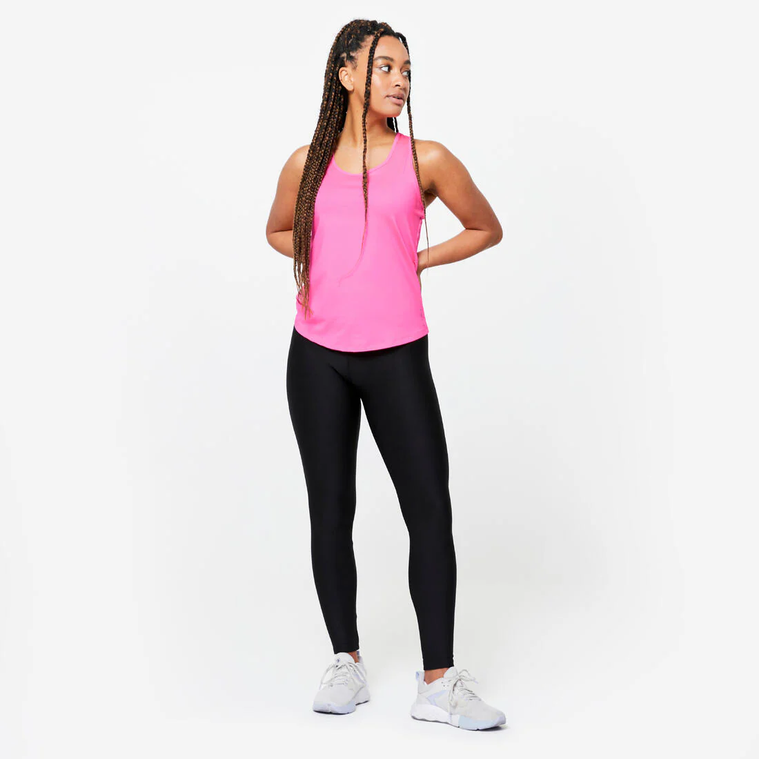 Playera de fitness/cardio blanca para mujer My Top - Image 9