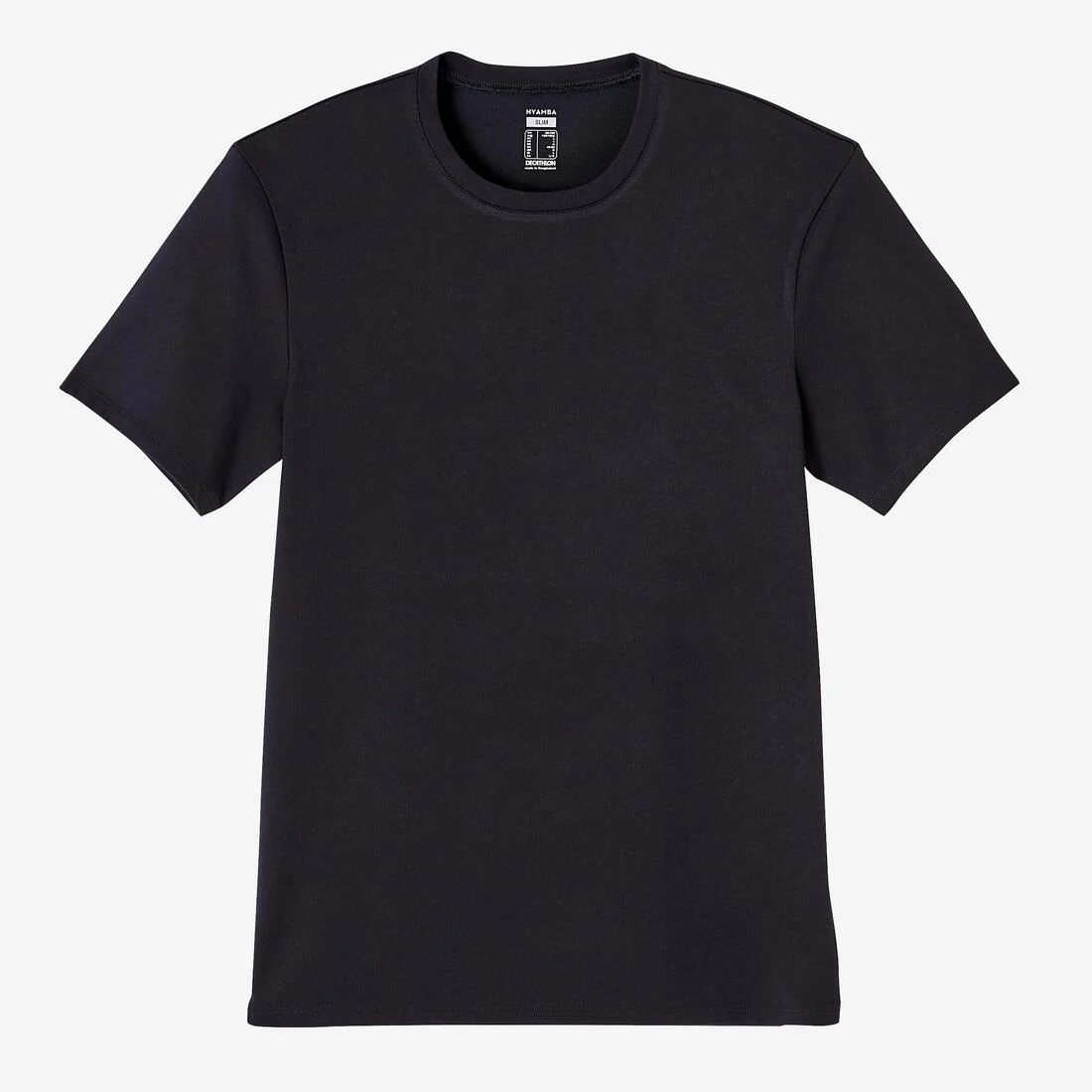 Playera de fitness de corte slim blanca glaciar para hombre 500 - Image 23