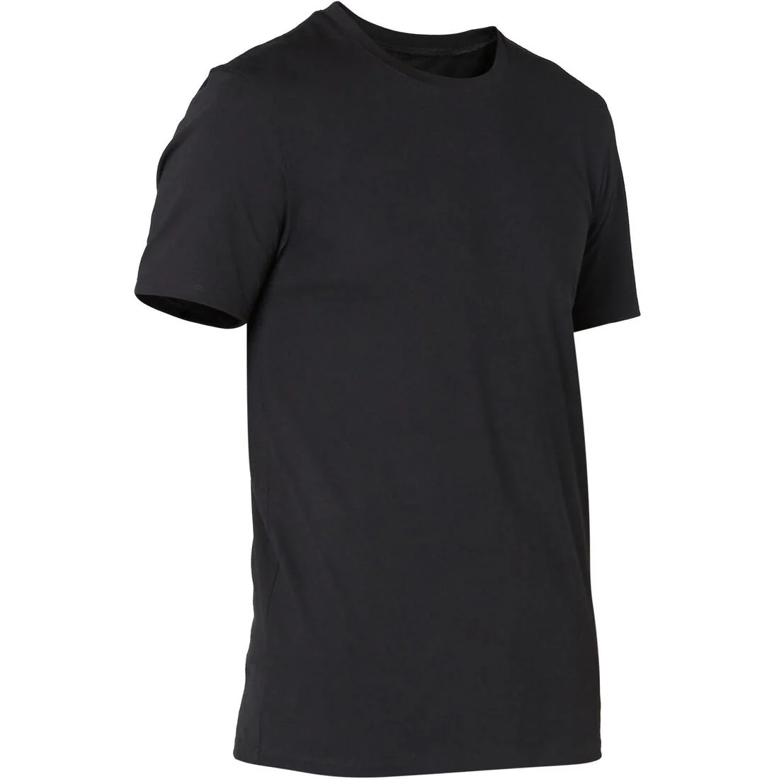Playera de fitness de corte slim blanca glaciar para hombre 500 - Image 27