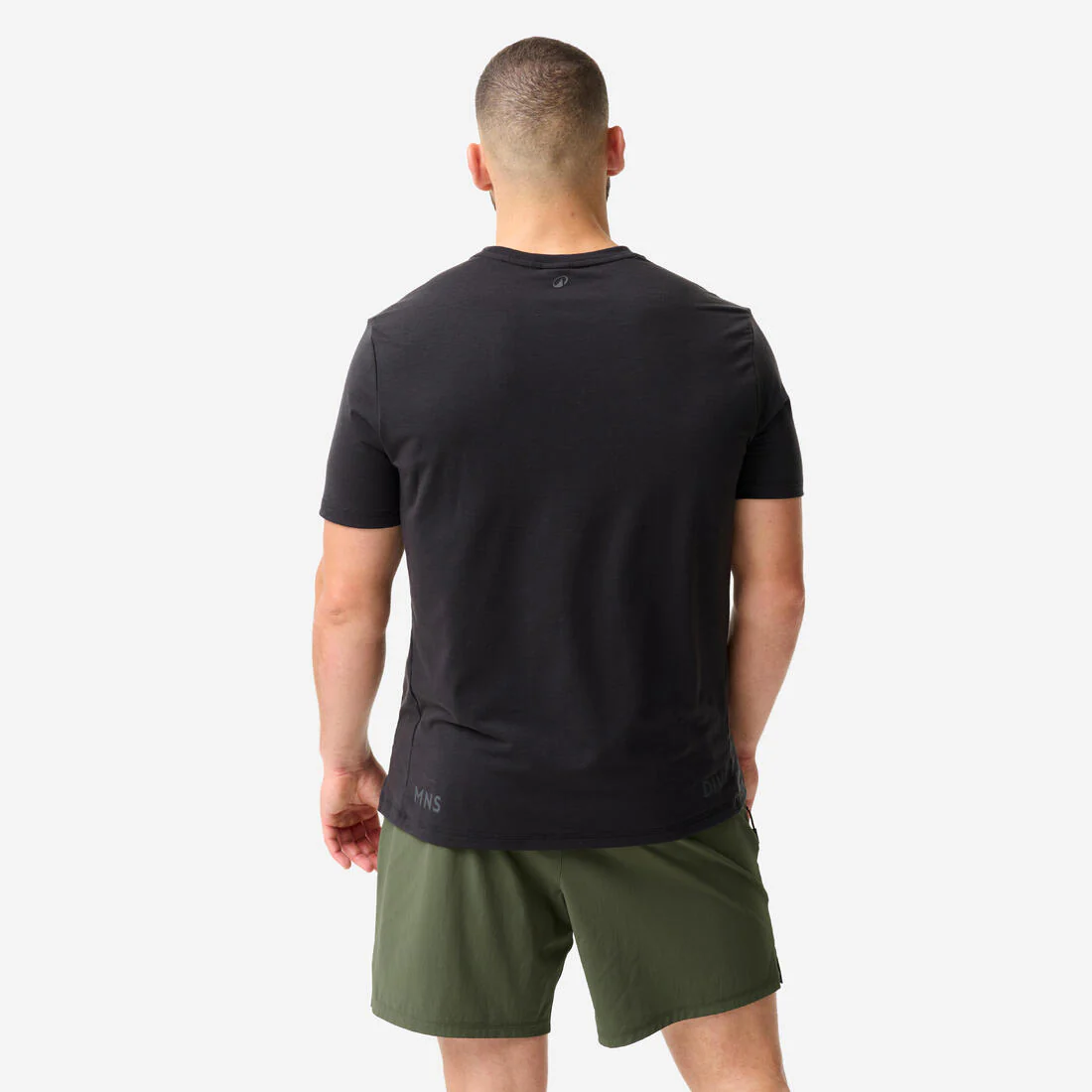 Playera de fitness elástica y ligera negro con para hombre - Image 8