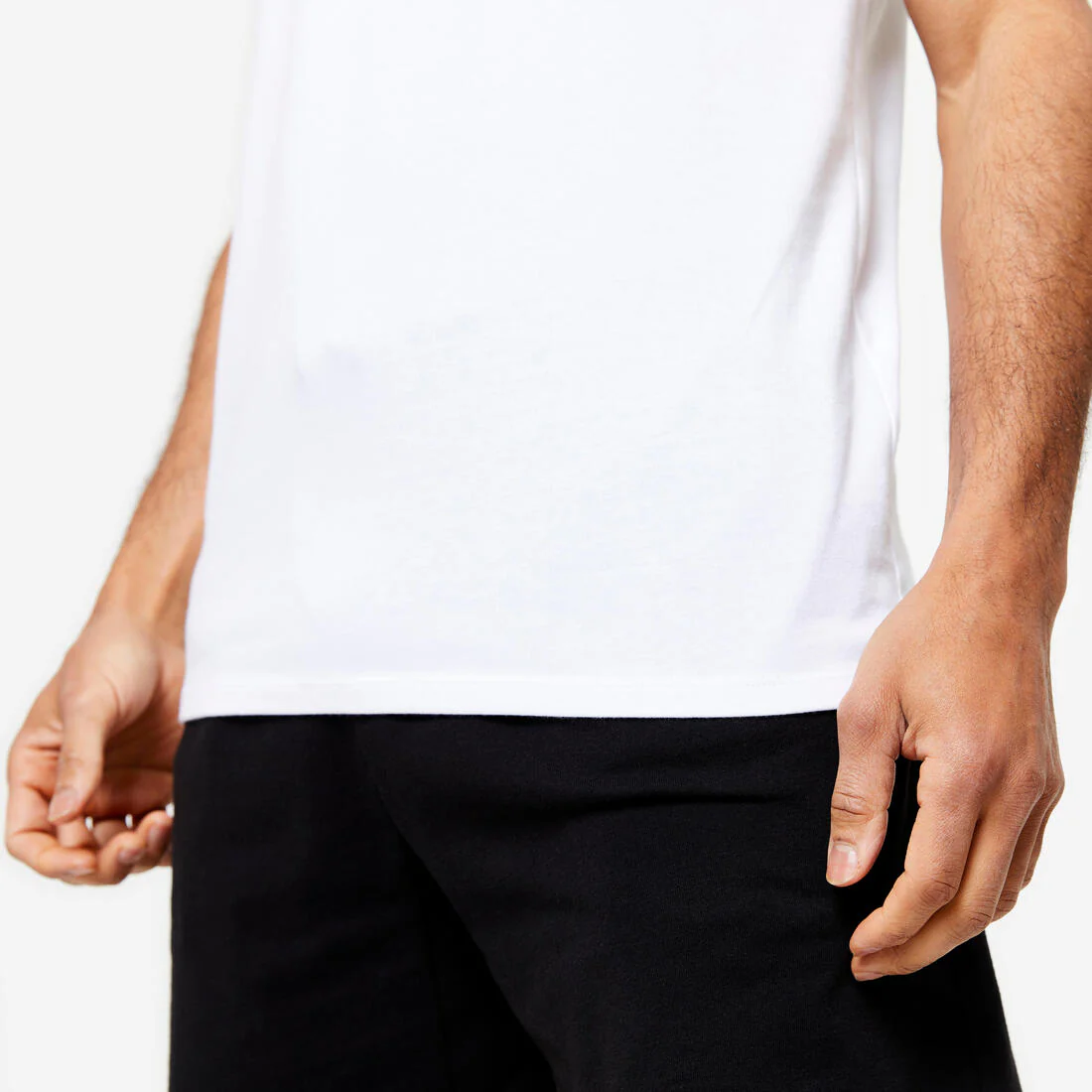 Playera de fitness negra para hombre Sportee 100 - Image 12