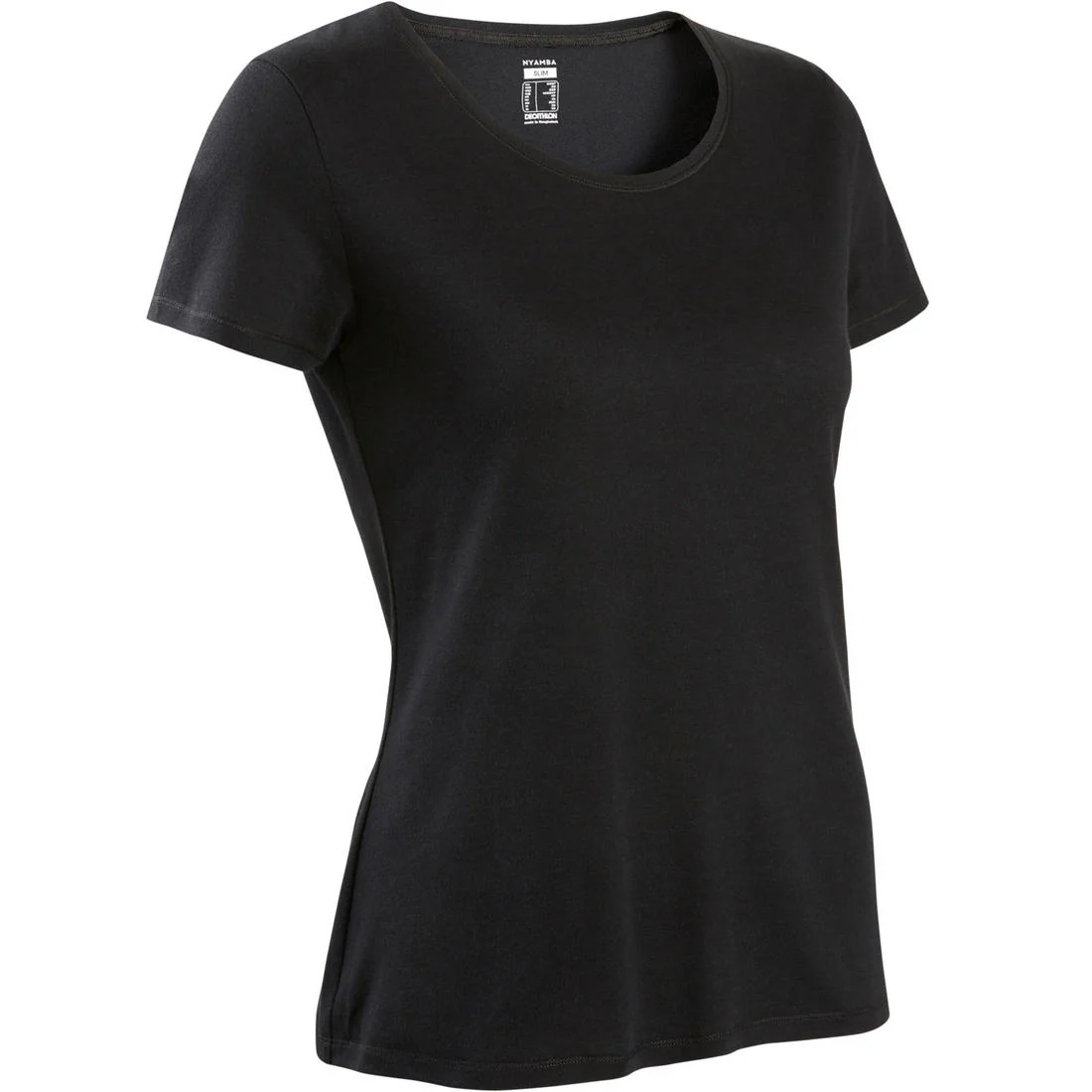 Playera de Fitness para Mujer - 500 - Negro - Manga Corta - Corte Recto - Cuello Redondo - Algodón - Image 8