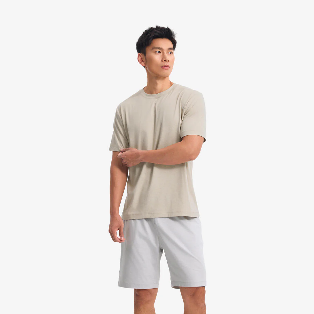 Playera de fitness y entrenamiento azul niebla para hombre Rest Day - Image 10