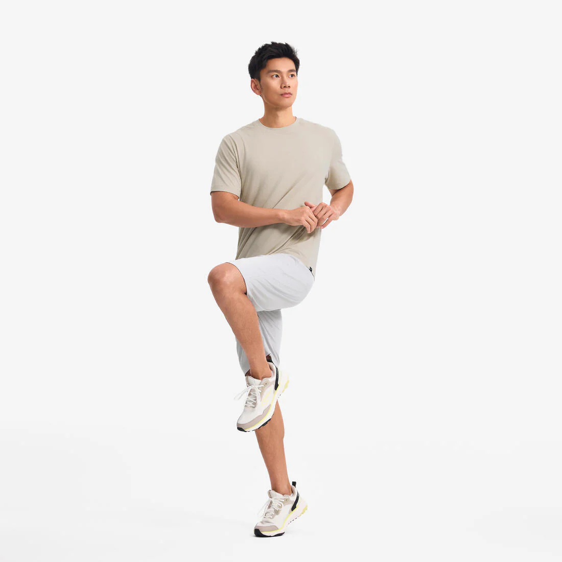 Playera de fitness y entrenamiento azul niebla para hombre Rest Day - Image 14