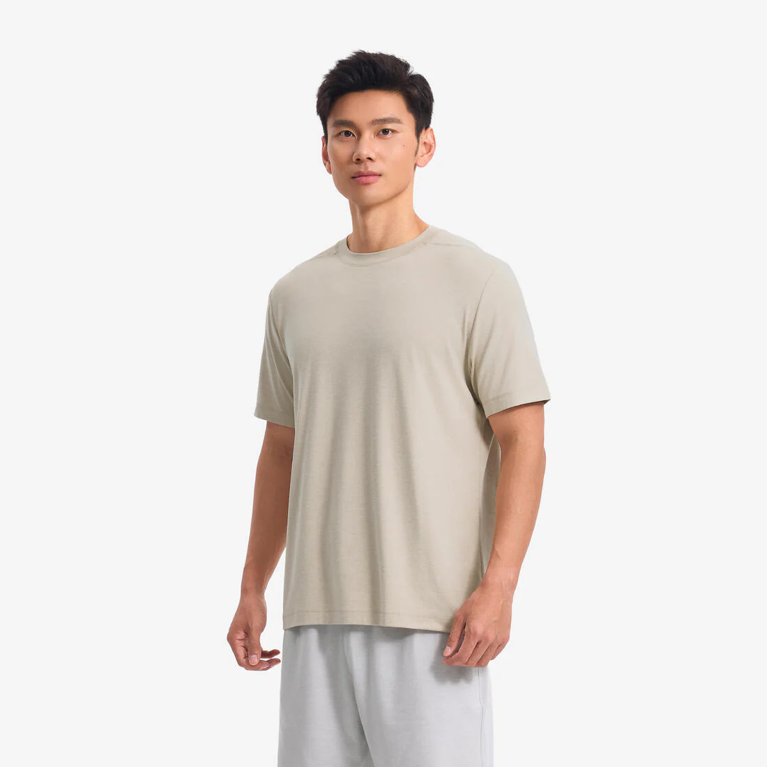 Playera de fitness y entrenamiento azul niebla para hombre Rest Day - Image 3