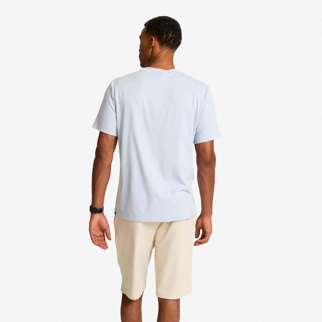 Playera de fitness y entrenamiento azul niebla para hombre Rest Day - Image 5