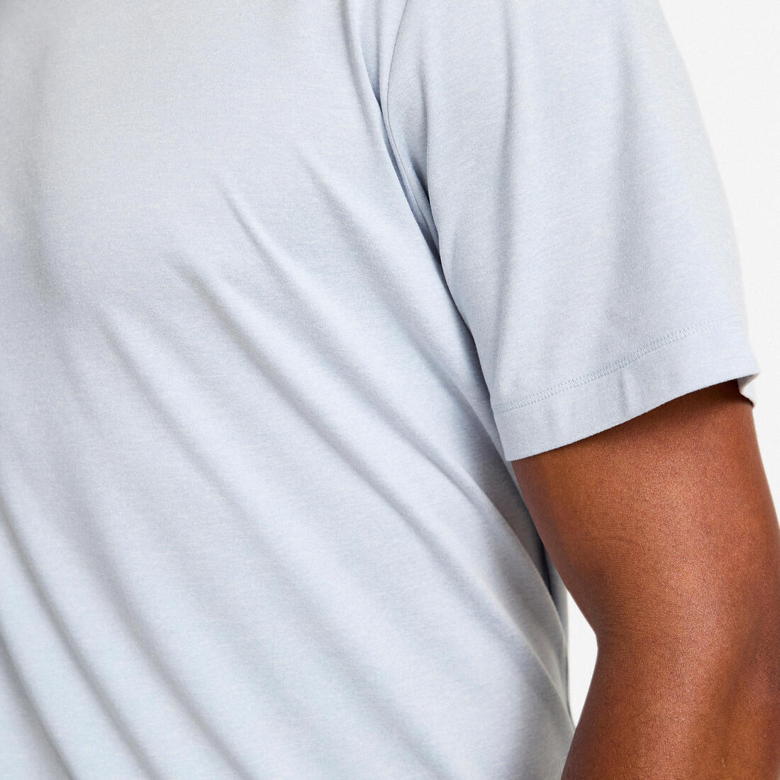 Playera de fitness y entrenamiento azul niebla para hombre Rest Day - Image 9