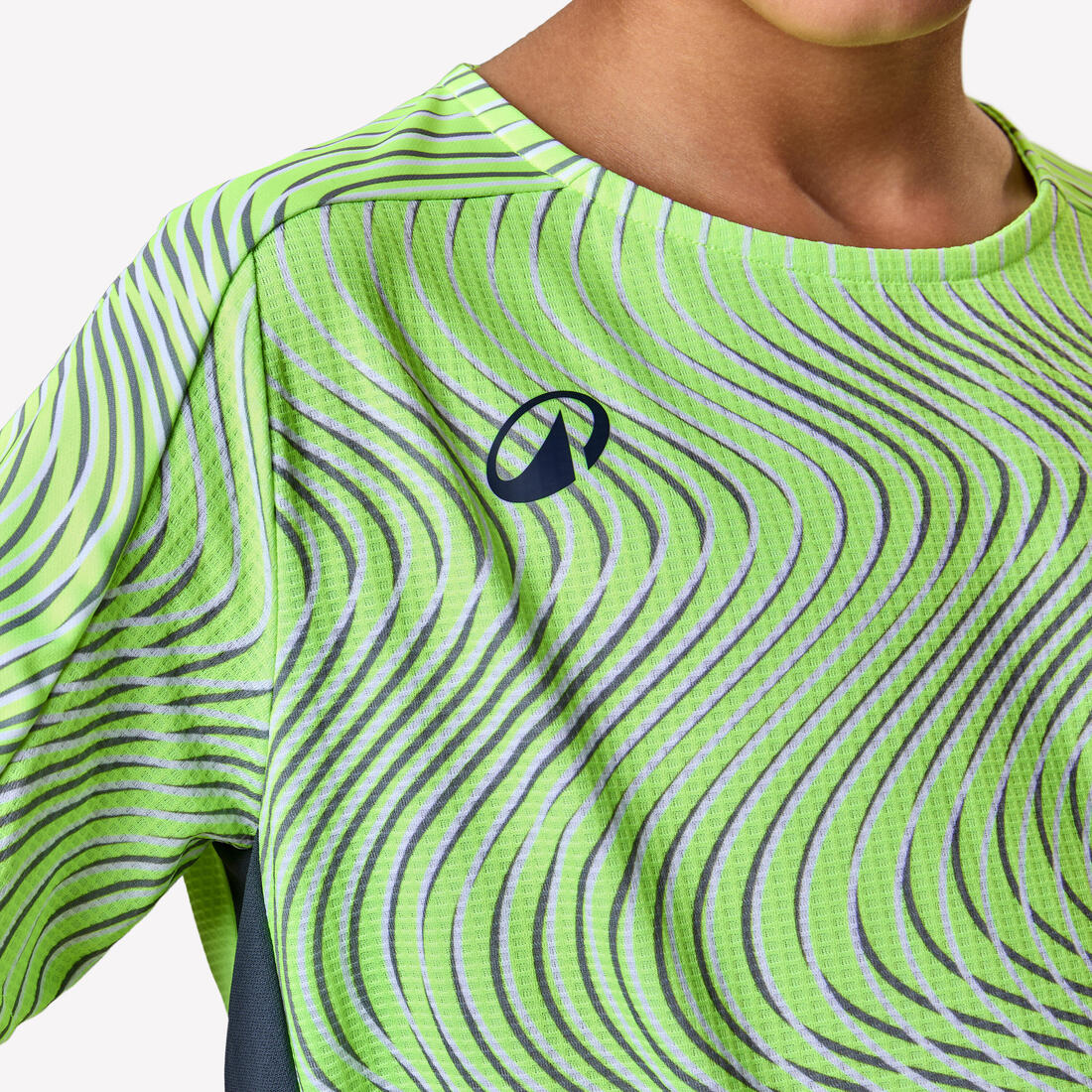 PLAYERA DE FÚTBOL ADULTO MANGA CORTA VIRALTO WAVE AMARILLO, GRIS, NEGRO - Image 5
