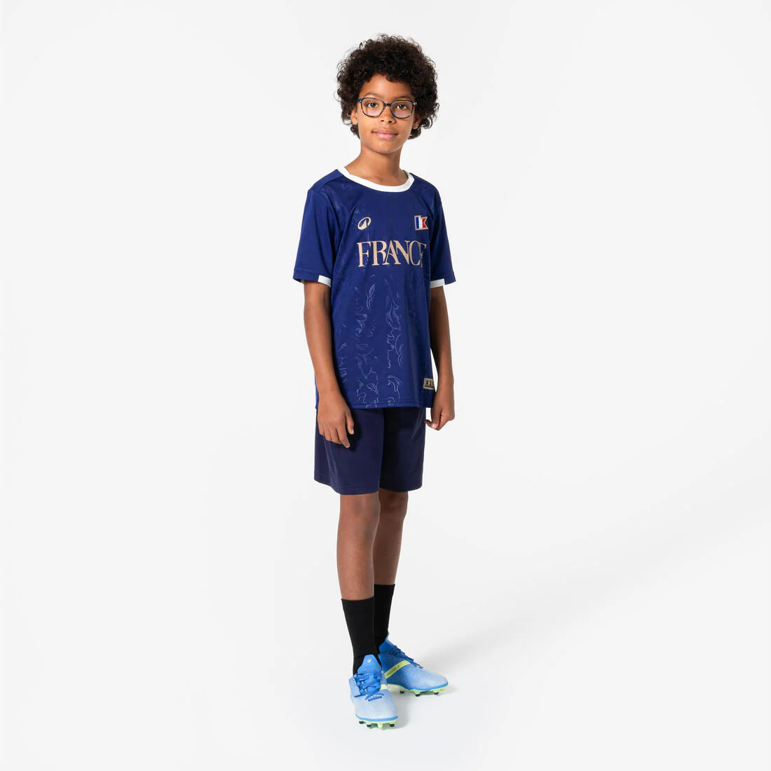 Playera de fútbol de aficionado Francia niño - Image 12