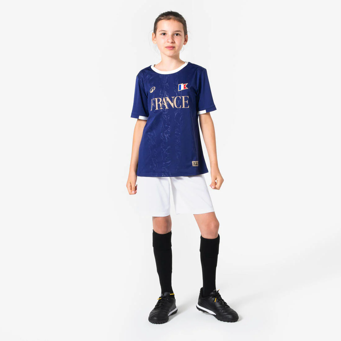 Playera de fútbol de aficionado Francia niño - Image 8