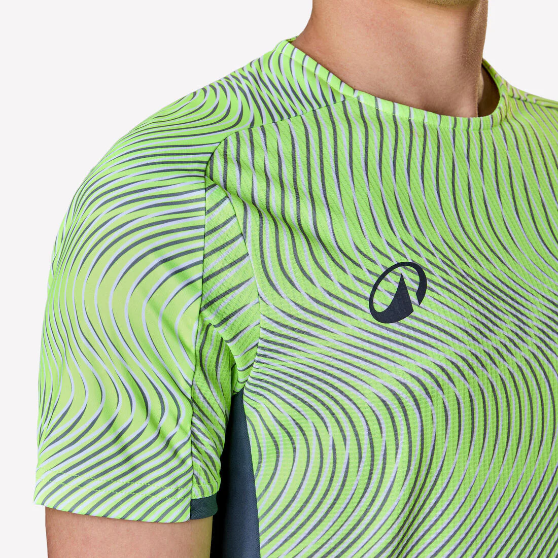 Playera de futbol de manga corta amarillo, gris y negro para adulto Viralto Wave - Image 13