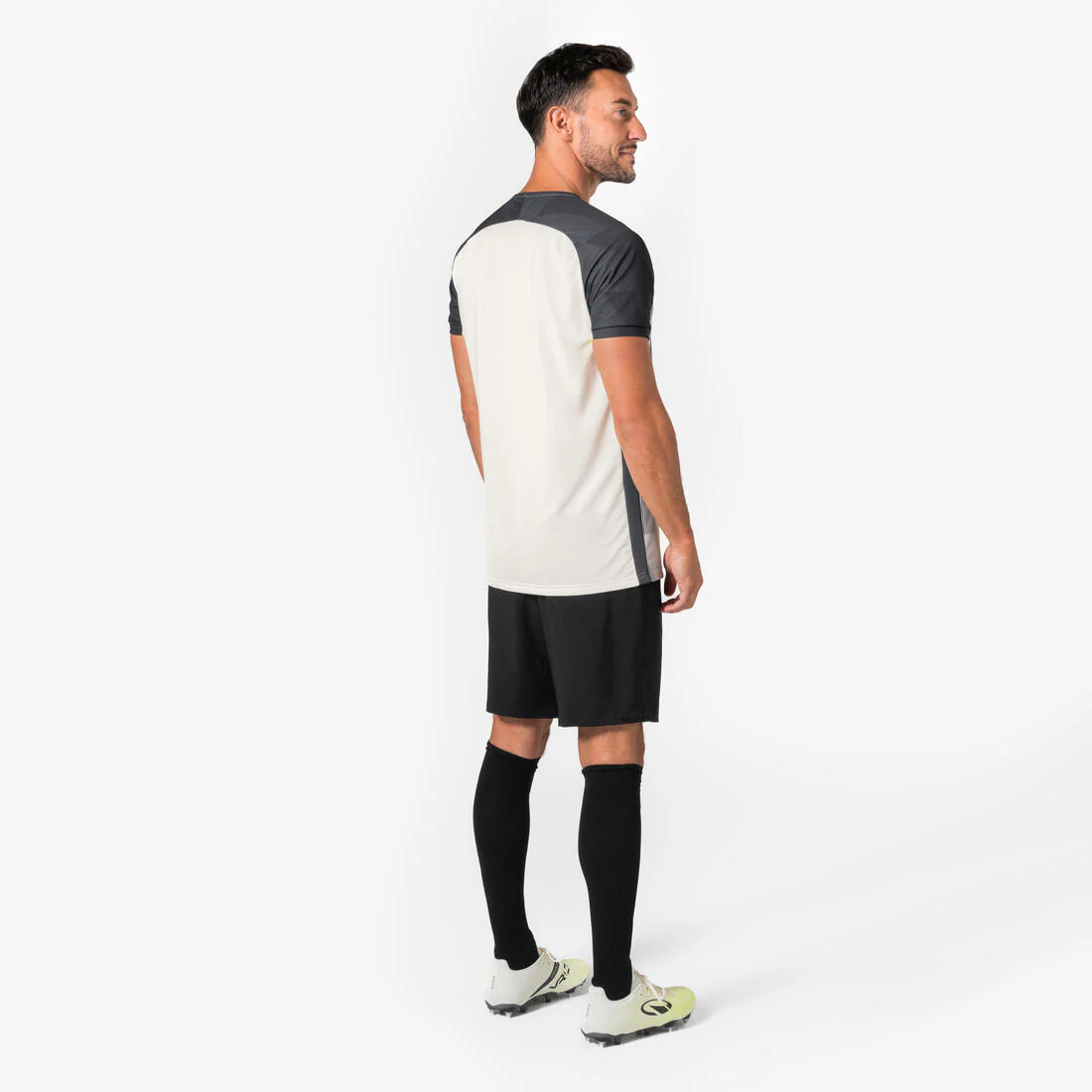 Playera de futbol de manga corta gris con negro para adulto Viralto Dope - Image 13